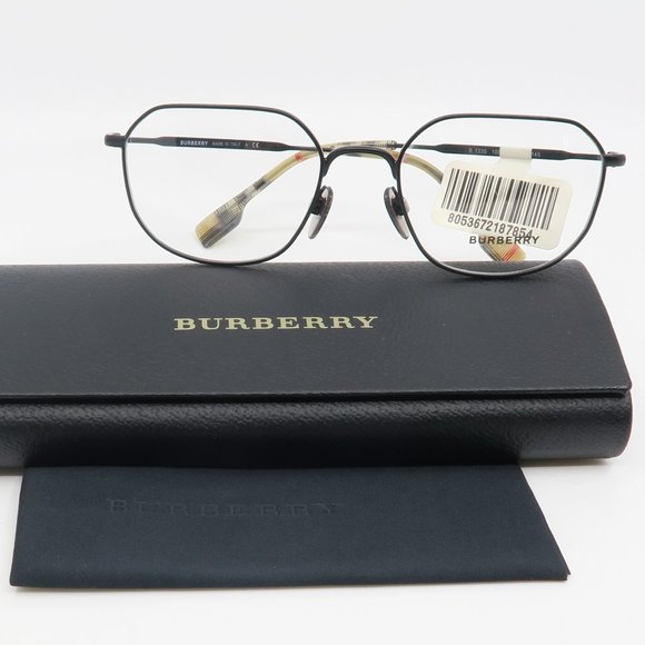 B 1335 1007 Burberry Matte Black Eyeglasses